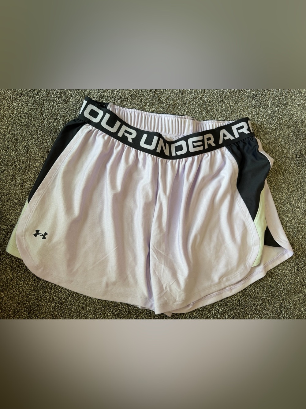 Under Armour Light Lavender Boxer Briefs with Black Branded Waistband